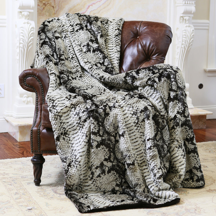 Wild mannered discount faux fur blanket